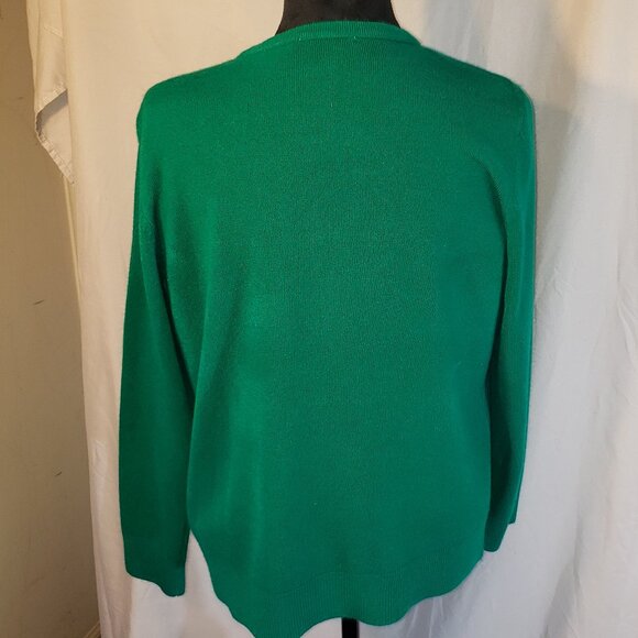 Appleseed's Green Cardigan & Shell Set, Size M - Picture 4 of 5